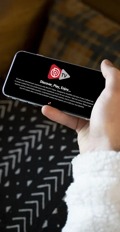 IBO Player sur un téléphone